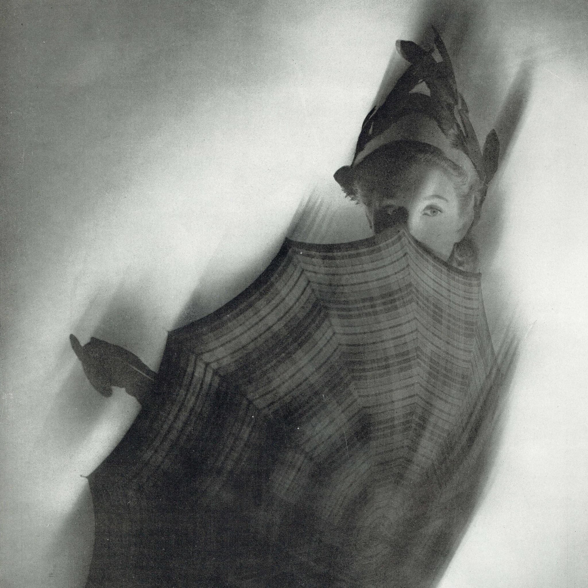 1947 Lotte Jacobi Photomontage -Original Vintage - Soleils Paris Avant-Garde Portrait - 10 x 12...